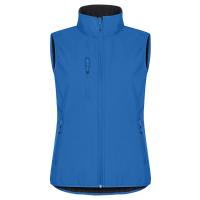 0200916 55 ClassicSoftshellVestLady RoyalBlue front