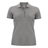 028265 95 ClassicOCPoloLadies Grey Melange Front
