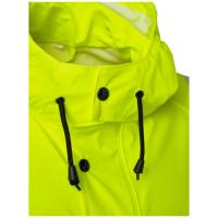 1000180 Top Swede Rain Jacket Hi Vis yellow closeup