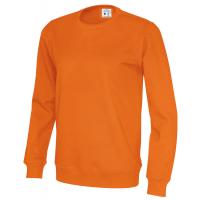 141003 290 cvc crew neck unisex orange