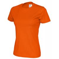 141007 290 r neck ss Teen lady orange