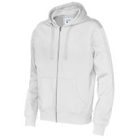 141010 100 cvc full zip hoddie men white