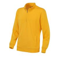 141012 255 cvc half zip unisex yellow