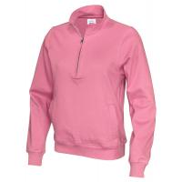 141012 425 cvc sweat shirt half zip men pink