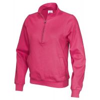 141012 435 cvc sweat shirt half zip men DarkCerise