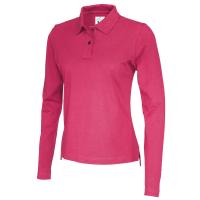 141017 435 polo LS pique lady DarkCerise2