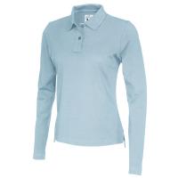 141017 725 polo LS pique lady skyblue2