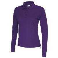 141017 885 polo LS pique lady purple2