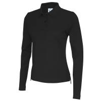 141017 990 polo LS pique lady black2