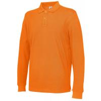 141018 290 polo LS men orange Copy