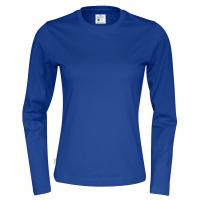 141019 767 R neck LS Tee lady F royal