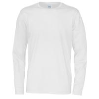 141020 100 R neck LS tee men F white