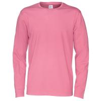 141020 425 R neck LS tee men F pink