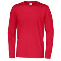 141020 460 R neck LS tee men F red