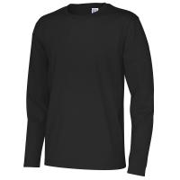 141020 990 R neck LS tee men black