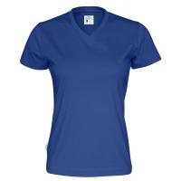 141021 767 v neck ss Tee lady F royal