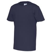 141023 855 r neck Tee kid navy