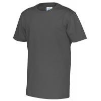 141023 980 r neck Tee kid charcoal