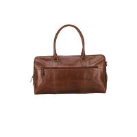 158954 530 leatherlinetravelbag brun b