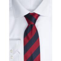 2910200 604 TIE REGIMENTAL STRIPE 604 NAVY RED