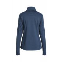 465018115 964 TXliteWindblockHalfZipWomen Back MidnightNavy