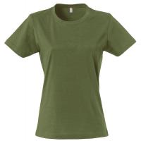 Clique Basic T Women Army Green 71