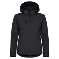 Clique ClassicSoftshellHoodyLady Black Roach