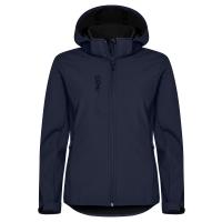 Clique ClassicSoftshellHoodyLady DarkNavy Roach