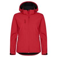 Clique ClassicSoftshellHoodyLady Red Roach