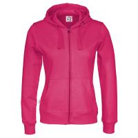 Cottover full zip hood lady F DarkCerise