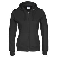 Cottover full zip hood lady F black