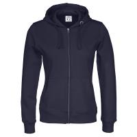 Cottover full zip hood lady F navy