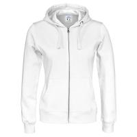 Cottover full zip hood lady F white
