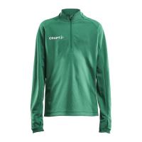 Craft Evolve Halfzip Jr team green