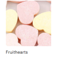 Mintpastiller i burk fruit hearts
