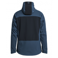 Txlite softshell jkt men blue back
