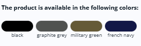 B540 colour chart2