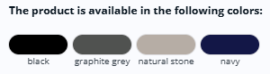 BG 186 colour chart