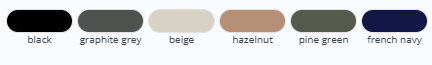 BG 870 color chart