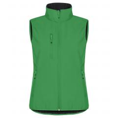 0200916 605 ClassicSoftshellVestLady AppleGreen front