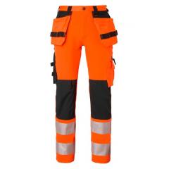 1000313 Top Swede Trouser Crafsmen HIVIS orange