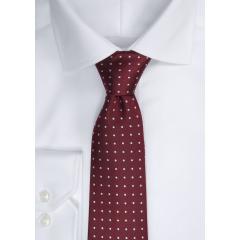 2910100 301 TIE DOT 301 WINE WHITE