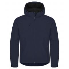 Clique ClassicSoftshellHoody DarkNavy Roach