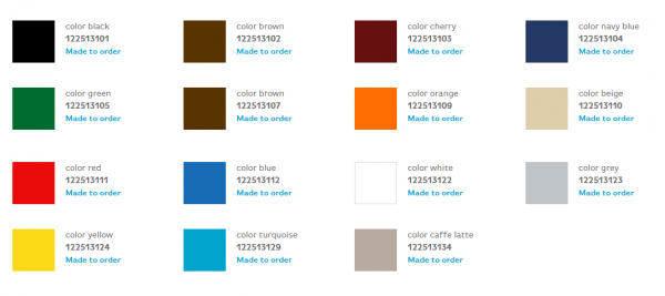 Jaguar 12251 color chart2